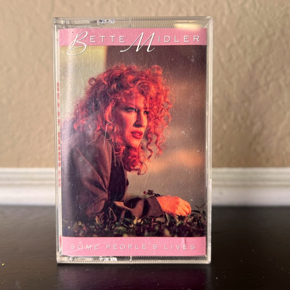 Vintage 1990 Bette Midler “Some Peoples Lives” Cassette Tape, Music, 90’s Kid